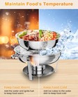 5qt Chafing Dish Buffet Set Of 6 Pack  Food Warmers Chafer Food   Water Pan