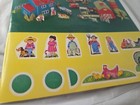 Vintage Tiny Press Out Punch Out Farm Book Whitman Paper Doll Toy Model-1969 Usa