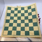 Vintage 1946  Gallant Knight Co  Chess Set Pieces Cream   Red  Not Complete