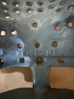 Vintage Orfevre Mfg Cast Metal Wall Plaque     Miniature Potbelly parlor Stove