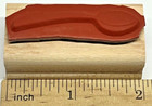 Coffee Spoon Rubber Stamp Stampin Up Wood Mounted Baking Cooking Dinnerware