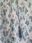 Joie Silk Peasant Blouse Medium Blue Paisley Tassel Tie Boho