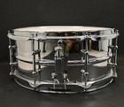 Ludwig Chrome Snare Drum 10-lug Metal Shell W  Remo Batter Head