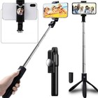 For Galaxy S23 s24 s25 plus ultra edge - Selfie Stick Wireless Built-in Tripod