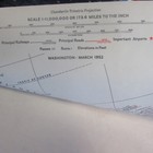 1952 -north America  - National Geographic  Map