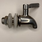 Brashed 304 Stainless Steel Wine Beer Oak Barrel Faucet Keg Tap