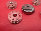 Vintage 1936 Singer 221 Featherweight Sewing Machine Bobbin Case W  4 Bobbins