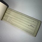 Vintage Mead The System Rent Or Money Receipts Ephemera Journal