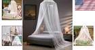 Elegant Dome Mosquito Net Bed Canopy For Peaceful Sleep     Queen   King Size