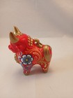 Vintage New Pucara Bull Handcrafted Ceramic From Peru  3 1 2   Tall 