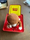 Curious George Musical Jack In The Box Schylling Tin Plush Monkey Works