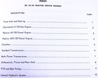 Lot Massey Ferguson 35 Tractor Parts Catalog Service Repair Manual Shop Book Mf