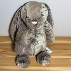 Jellycat Woodland Babe Bunny 12  Plush Soft Marbled Brown Gray Ctm3b With Tag