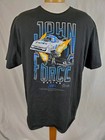 John Force Racing Nhra Mello Yellow Drag Racing Series T-shirt Mens 3xl Cotton