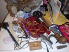 Vintage Junk Drawer Mixed Lot Trinkets Vanity