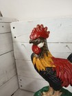Vintage Cast Iron Rooster Doorstop 1995 Farmhouse Cottagecore Rustic Decor  