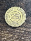 Number 25 Twenty Five Arcade Video Game Token Rare Vintage Coin Tc1167 