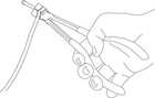 Lisle 44070 1 4  Tubing Bender Pliers