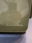 Vtg Avocado Green Pantry Queen Metal Tin Mcm Countertop Pie Bread Box W shelf