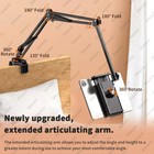 Tablet Holder For Bed adjustable Tablet Phone Bed Stand Mount With 360   Rotation