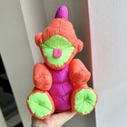 Vintage 1992 Fisher Price Puffalump Dino Roar Dinosaur Plush 