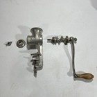 Ward   s Cast Iron Meat Grinder Hand Crank Vintage