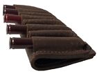 Cape Buffalo Hide Rifle 10 Cartridge   Ammo Slide   Carrier   Case 375 458 - Brn
