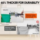 Vgo 2pairs Reusable Household Gloves Extra Thickness long Sleeves  green hh4601 