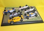 Vintage 6 Cars Formula 1 Indy Car Lot Onyx W  Microworld Diorama Plate Italy     