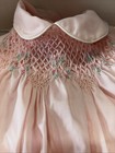 Polly Flinders Vintage Hand Smocked Dress Pink 12 Months Clean  C10