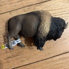 Schleich Brown American Buffalo Bison Animal Figure D-73508 Retired 2004nwt