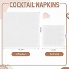 1000 Pack 2 Ply White Large Dinner Napkins  16   X 16   Disposable Dinner