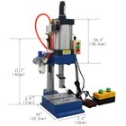 1100lb 500kg Pneumatic Punch Machine Foot Switch No Display Controller 110v