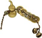 Feng Shui Wu Lou hu Lu With 5 Emperor Brass Coins Hanging For Protection