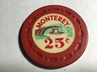 25c Monterey Club  Gardena  Ca