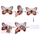 24pcs 3d Butterfly Wall Stickers Removable Decals Nursery Decor Kids Bedroom