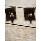 Cufflinks Vintage Sterling Silver 925 Alpaca Sterling Square Collector