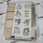 Stampin Up 3 Sets Of Unmounted Rubber Stamps New 