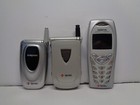 Vintage Sprint Nokia 3588i  Samsung Sph-a660  Samsung Sch-8500   Dtc850 - As Is