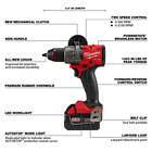 Milwaukee 3697-22gr M18 Fuel 18v Cordless Drill   Driver Kit W  M18 Fuel Grinder