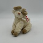 Ty Beanie Babies Ramsey The Ram Cream Shaggy Fur Zodiac Retired Plush 1999 2000