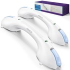 17 5  Suction Grab Bars For Bathtubs   Showers - Heavy Duty Safety Handles  2 Pa