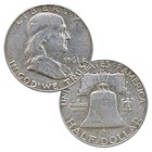 Lot Of 20 - Franklin Half Dollar - 90  Silver   10 Face  Full Dates