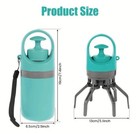 Pet Dog Pooper Scooper  Portable Dog Poop Picker With 6 Rolls Waste Bags