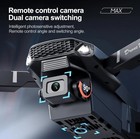 4k Hd Camera Drone W  Remote Control Foldable Quadcopter Wifi Fpv   2 Batteries 