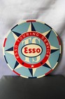 Esso Touring Service     Compass Star Vintage Heavy Metal Sign     50 Cm  19 7    