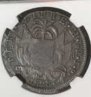 1823 Lima Jp Peru 8 Reales Provisional Coinage Ngc Xf45