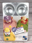 Wilton Mini Ball Cake Pan Mold Baseball Hat 6 Molds 1 5  Deep Vintage 1987 Nip