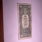  1 Dollar Bill Miscut Error     Off Center   Misaligned Cut     Us Note 2021