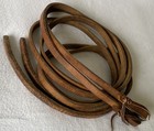 High Quality Maker Marked 8 3 x5 8  Weighted Tail Harness Leather Split Reins